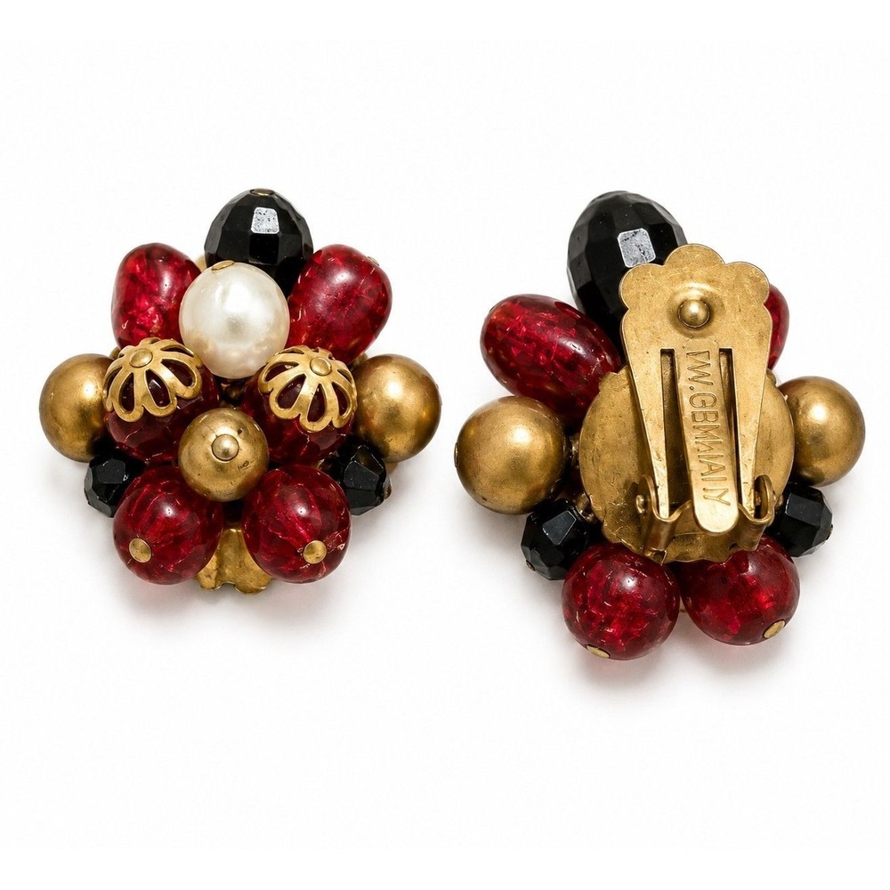 ⚜️60. W. Germany Cluster Earrings